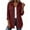 AM13_Wine, variant on Resicozy Corduroy Jacket Women Lightweight Button Down Fall Casual Jackets Long Sleeve Collared Corduroy Shirt with Pockets Mint Green 2XL