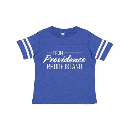 

Inktastic From Providence Rhode Island in White Distressed Text Gift Toddler Boy or Toddler Girl T-Shirt