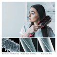 thumbnail image 5 of Electric Hair Straighter Comb 3 in 1 Multifunction Negative Ion Hair Dryer and Volumizer Hair Curler Brush Wet And Dry Use ,Easy to Use, 5 of 6