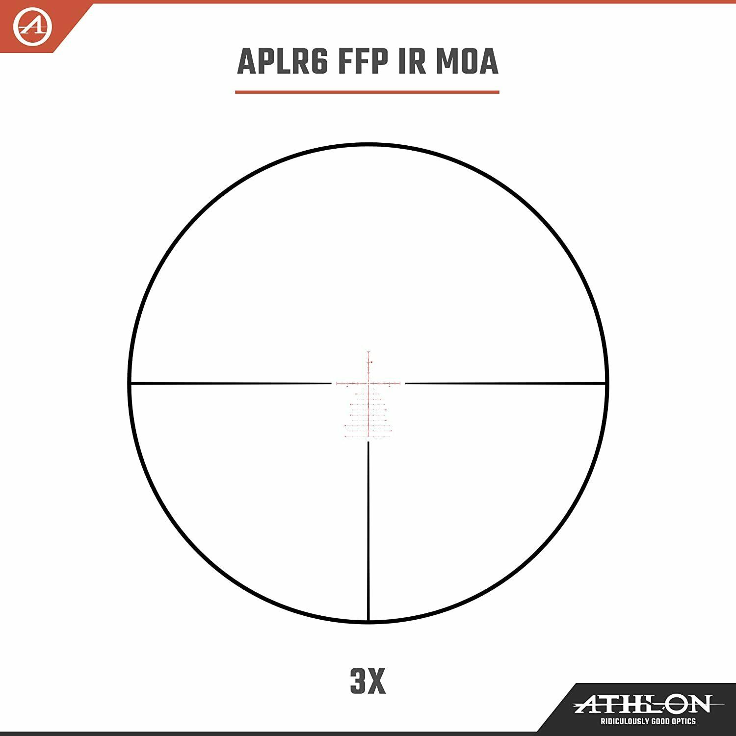 Athlon Optics Ares ETR 3-18x50 Riflescope APLR6 FFP IR MOA Reticle