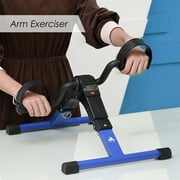 Evoland Pedal Exerciser, Fitness Folding Exerciser Peddler for Arm Leg Workout, Under Desk Exercise Bicycles