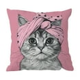 thumbnail image 2 of IMossad Cute Animals Print Pillow - Nylon & Spandex Cushions for Bedroom, Living Room and Sofa Decoration, 2 of 6