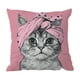 thumbnail image 2 of Juego de almohadas con estampado de animales bonitos para dormitorio, sala de estar, sofá, cojín de 45 x 45 cm para decoración de sofá y sala de estar, funda de almohada aterciopelada., 2 of 6