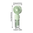 thumbnail image 3 of Mini Portable Water Misting Fan, Hanging neck fan,Powerful Handheld Fan USB Rechargeable,Personal Small Quiet Spray Water Mist Fan for Home School Office Outdoor Travel Use, 3 of 7