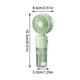 thumbnail image 3 of ¡Campaña con descuento!Ventilador portátil de nebulización de mano, ventilador de nebulización de agua con rociador recargable con batería plegable, 4 velocidades, pequeños ventiladores de refrigerac, 3 of 7