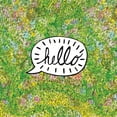 thumbnail image 2 of Gango Home Decor Modern Hello & New Adventure by Amy Frazer (Ready to Hang); Two 12x12in Distressed Framed Prints, 2 of 5