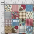 thumbnail image 2 of oneOone Cotton Poplin Light Brown Fabric Florals Sewing Craft Projects Fabric Prints By Yard 42 Inch Wide, 2 of 4