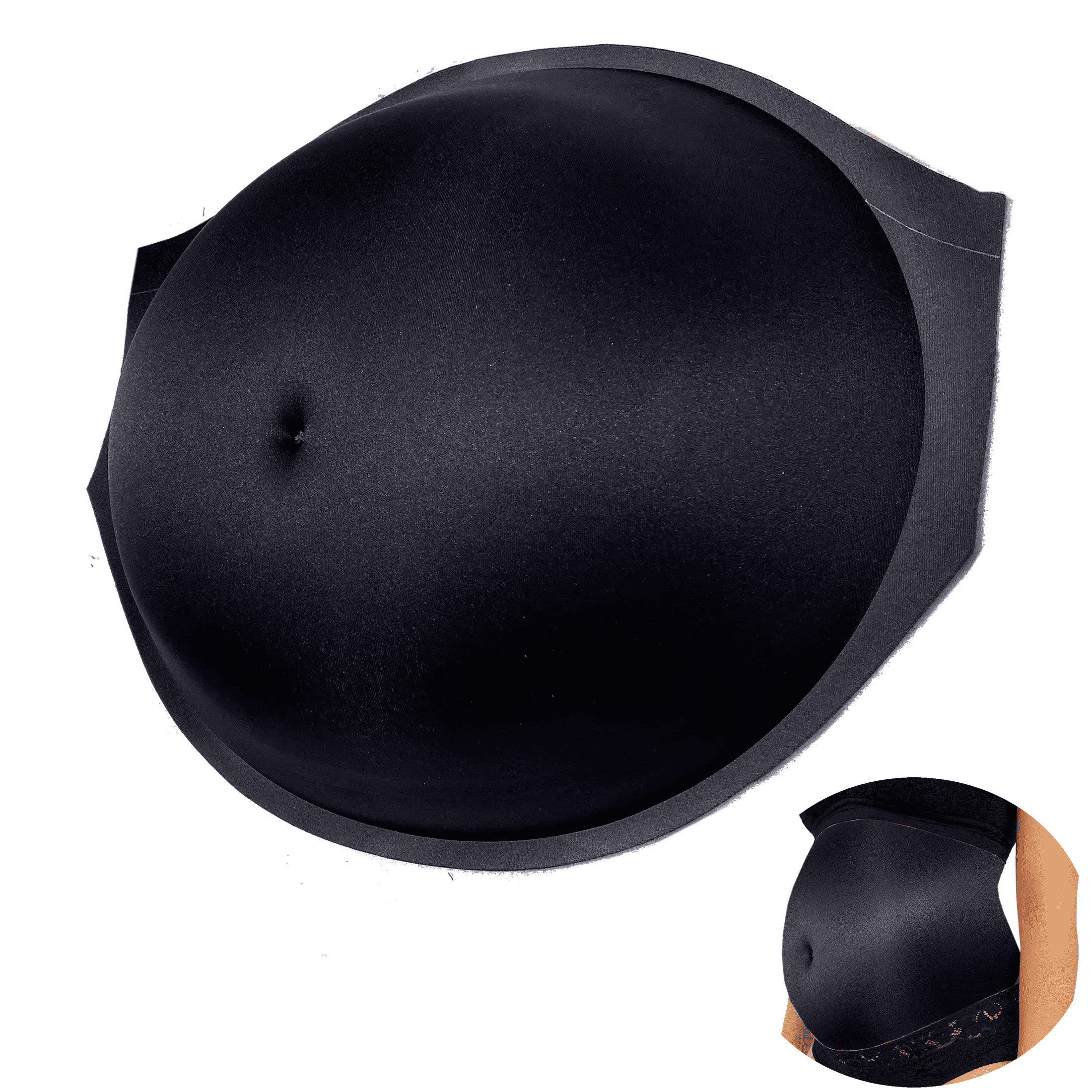 BIMEI Fake Pregnant Belly Sponge Velcro Closure Lightweight Adjustable