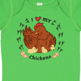 thumbnail image 4 of Inktastic I Heart My Chickens Boys or Girls Baby Bodysuit, 4 of 5