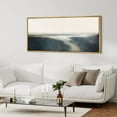 thumbnail image 3 of IDEA4WALL Extra Large Framed Canvas Print Wall Art Horizon Haze Abstract Misty Landscape Artwork Nature Wilderness Antique Retro Fine Art Decorative Multicolor for Home Decoration - 60"x30", 3 of 5