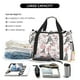 thumbnail image 5 of Fotbe Paris Bolsa de Viaje con Estampado, Bolsa de Fin de Semana para Mujer con Compartimento para Zapatos, Bolsa de Gimnasio con Bolsillo Húmedo, 5 of 7