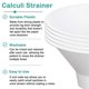 thumbnail image 3 of 12 Pcs Calculi Strainer Kidney Stone Strainer Collector Funnel with Mesh Screen Filters for Pee for Analysis Testing, 3 of 5