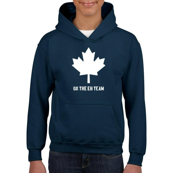 IWPF - Big Boys Hoodies and Sweatshirts, up to Big Boys Size 24 - On the EH Team Canada