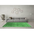 thumbnail image 3 of Ahgly Company Indoor Rectangle Oriental Emerald Green Industrial Area Rugs, 2' x 5', 3 of 4