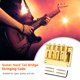 thumbnail image 5 of Puente de guitarra de 4 cuerdas para guitarra eléctrica Chrome Saddle Bridge Bass para ukelele JShteea Para Estrenar, 5 of 8