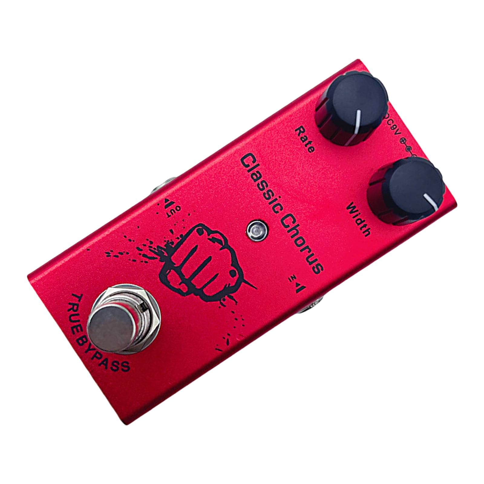 Overdrives Guitar Pedal, Overdrives Guitar Effects Pedal with Bright Tone, Small Size Guitar Pedal for Electric Guitar