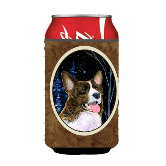 Starry Night Corgi Can Or bottle sleeve Hugger