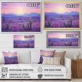 thumbnail image 4 of Designart "Purple Cactus Scenery I" Cactus Floater Framed Canvas Wall Art, 4 of 5