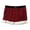 Red, variant on SRZYMJ Deluxe Women's Red Santa Skirt Velvet Fur Trim Elastic Waist Up to (Size Range: 2-6 US) Christmas Mrs Claus Holiday Mini Skirt