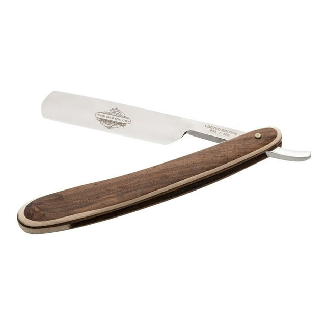 Navaja The Shaving Co Libre Edicion Especial Madera Ciruelo amarillo 1