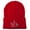 Red, variant on Dove Symbol Embroidered Long Beanie - Royal OSFM