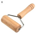 thumbnail image 2 of Travelwant Wood Pastry Pizza Roller, Non Stick Wooden Rolling Pin Time-Saver Pizza Dough Roller for Home Kitchen Baking Cooking, 2 of 2
