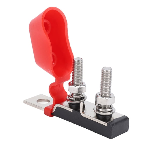 MRBF Block, M8 Double Studs 58V Dual Terminal Holder for Car Marine Boat RV, Ideal for Various Settings, Quick and Easy Installation