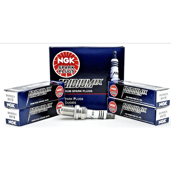 NGK # 6418 Iridium Spark Plugs BKR6EIX - 4 PCS NEW