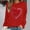 Red, variant on Womens Valentines Sweatshirts Love Heart Printed Shirts Loose Long Sleeve Round Neck Blouses Valentine's Day Sweater Pullover Tops Plus Size