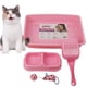 thumbnail image 1 of Kit de Inicio para Caja de Arena para Gatitos PAWISE con Entrada Baja en Color Rosa, 1 of 9