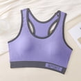 thumbnail image 5 of Hrsba Workout Bras for Women Solid Color Thin No Underwire Tank Top Style Breathable Lightweight Daily Wear, 5 of 6