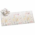 thumbnail image 2 of Runner Rug for Bedroom Hallway, Colorful Flower Country Floral Kitchen Runner Rugs Area Rug 2x6ft, Wildflower Watercolor Washable Soft Floor Carpet for Entryway Stair, 2 of 9
