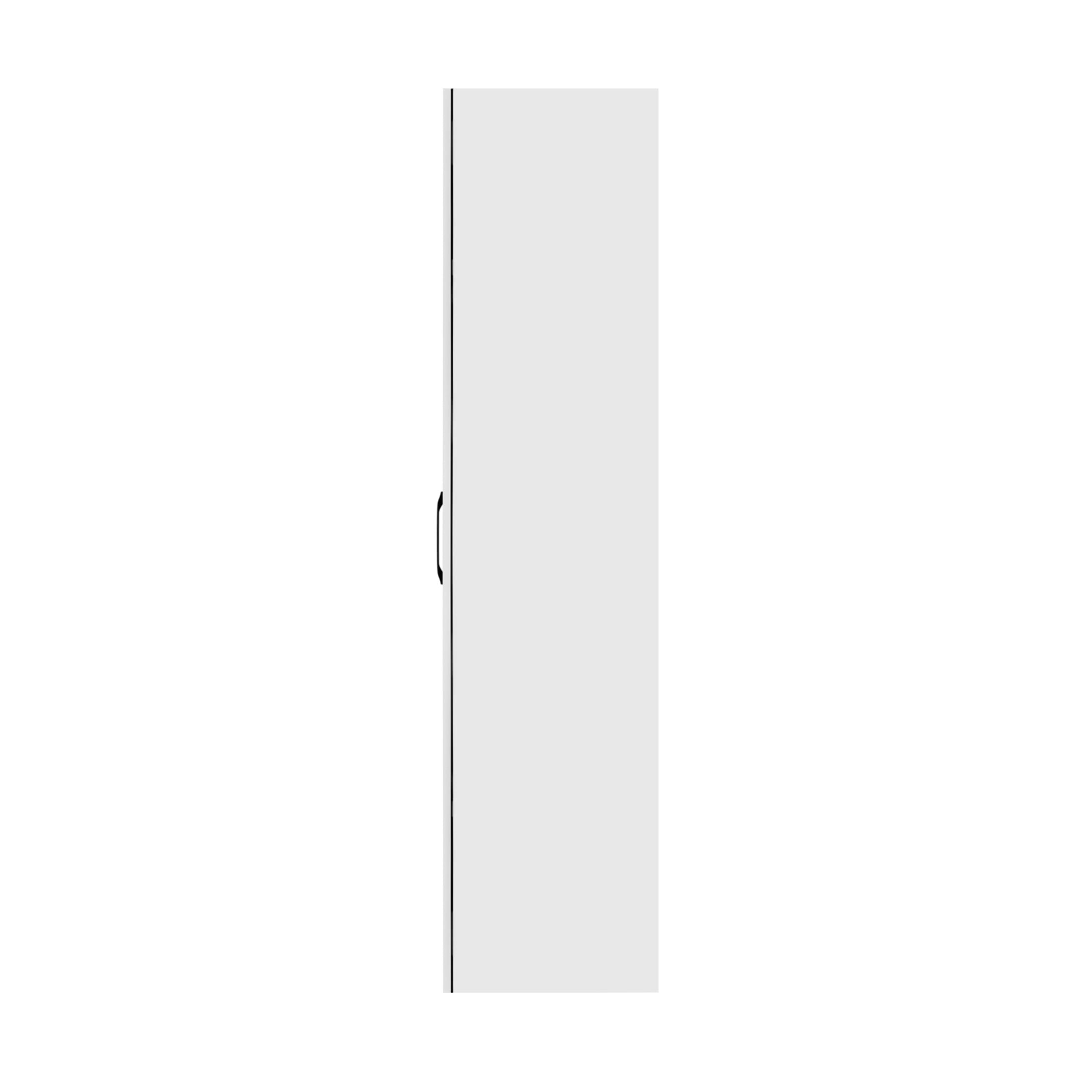 Noble House 70.87" Slim Pantry Cabinet Cart, 6-Tier Narrow Kitchen Spice Rack with Handle, Space-Saving Design, White