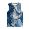 thumbnail image 3 of LSLJS Fashion Women Sleeveless Printed Garment Comfortable Breathable V-Neck Blouses Tops, Womens Tank Tops, 3 of 4