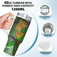 thumbnail image 4 of Vaso Ninjago de 40 oz con asa y tapa con pajita, taza aislada, botella de agua de acero inoxidable, taza de viaje, portavasos, regalo, 4 of 7
