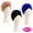 Blue, variant on African Head Wrap Headbands for Women Turbans Hair Wraps Pre-Tied Pattern Bonnet Turban Knot Beanie Cover Hat 3 Pcs