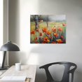 thumbnail image 3 of Creowell  Floral Landscape Wall Art - Wall Art - Framed Picture Artwork - Wall Art for Living Room Office Bedroom -Canvas Wall Decor 20x16 in/16x12 in, 3 of 4