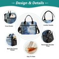 thumbnail image 3 of FORMRS Insulated Lunch Bag for Work School Unisex Large Capacity Cooler with Shoulder Strap, Plants and River, 3 of 6