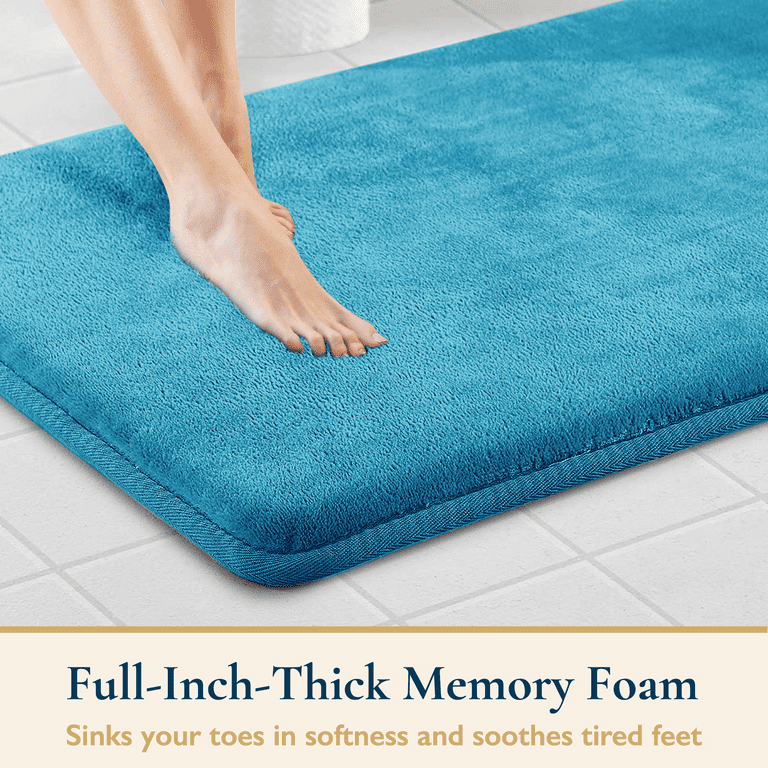 Non Slip Memory Foam Bathmat - Bathroom Rugs - Large Bathroom Mat