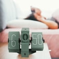 thumbnail image 4 of Reloj De Escritorio Con Tapa, Retro, Vintage, Acero Inoxidable, Plástico, 4 of 7