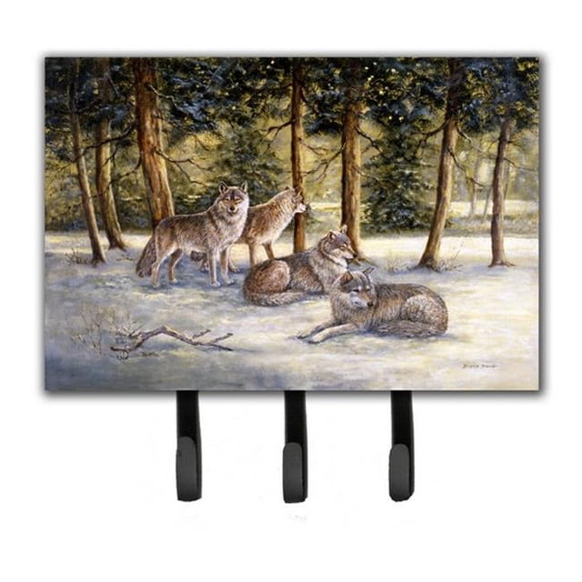 Carolines Treasures BDBA0371TH68 Wolves by Daphne Baxter Leash or Key Holder