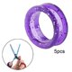 thumbnail image 3 of 5 uds Tijeras De silicona Sunnimix Anillos protectores para Tijeras De mascotas color púrpura Violeta, 3 of 8