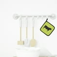 thumbnail image 3 of Caroline's Treasures Black Angus Cow Green Pair of Pot Holders, 3 of 3