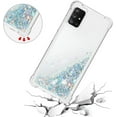 thumbnail image 5 of Compatible with Samsung Galaxy A51 5G Case Glitter Luxury Cute Love Liquid Quicksand Clear TPU Girls Women Stylish Bumper Shockproof Protective Case for Samsung Galaxy A51 5G Sliver YB, 5 of 12