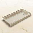 thumbnail image 6 of Voltaire 60 x 30 Shower Pan Base with Right Drain in Glossy Bisque, 6 of 7