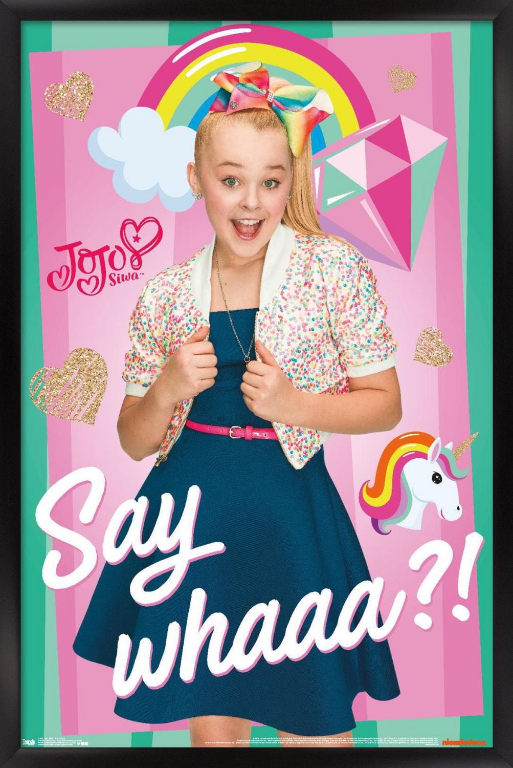 JoJo Siwa - Say Whaa Wall Poster, 22.375" x 34"