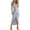 F-234Grey, variant on ZHOGXU Women's Dress Short Sleeve Round Neck Solid Color Lace Up Fashion Comfortable Maxi Dresses For Casual Daily Wear,Army Green,L