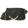 thumbnail image 2 of AJ Tack 1200D Waterproof Turnout Horse Blanket with Hood - Black 72" Small, 2 of 5