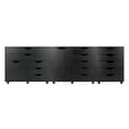 thumbnail image 4 of Winsome Halifax 3Pc Storage Cabinet Set Black Finish, 4 of 9