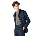 thumbnail image 3 of Dickies Men's Long Sleeve Work Shirt, Dark Navy, 4XL, 3 of 5